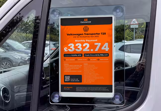 50 50 AutoTalker Digital Windscreen Pricing For Commercial Vehicles
